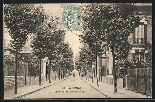 AK La Garenne, Avenue du Moulin Joly