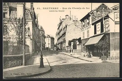 AK Nanterre, Rue du Chemin de fer vers la Gare