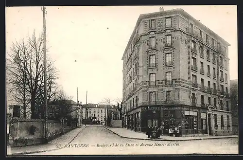 AK Nanterre, Boulevard de la Seine et Avenue Henri-Martin