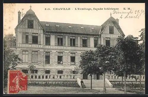 AK Chaville, L`Ermitage, facade intérieure