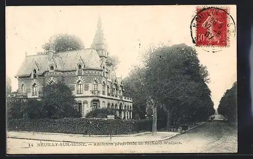 AK Neuilly-sur-Seine, Ancienne propriete de Richard Wallace