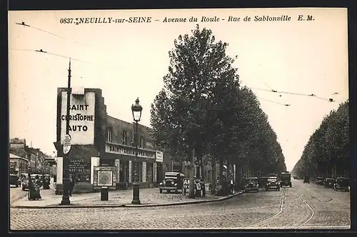AK Neuilly-sur-Seine, Avenue du Roule - Rue de Sablonville