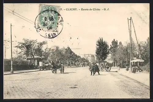 AK Clichy, Entrèe de Clichy