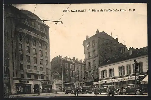 AK Clamart, Place de l`Hotel-de-Ville