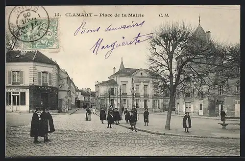 AK Clamart, Place de la Mairie