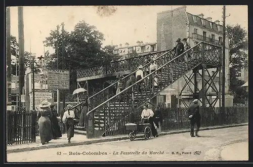 AK Bois-Colombes, La Passerelle du Marchè