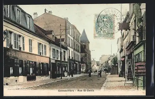 AK Gennevilliers, Rue Saint-Denis