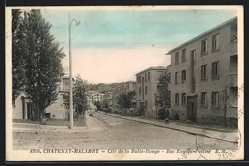 AK Chatenay-Malabry, Citè de la Butte-Rouge, Rue Eugène-Pottier