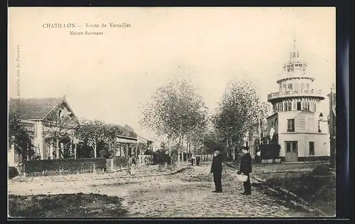 AK Chatillon, Route de Versailles Maison Rousseau