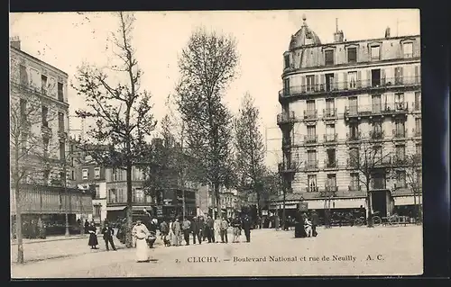 AK Clichy, Boulevard National et rue de Neuilly