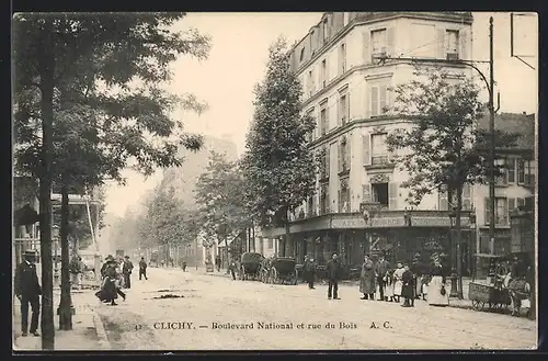 AK Clichy, Boulevard National et rue du Bois