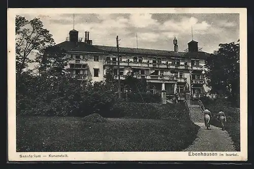 AK Ebenhausen im Isartal, Sanatorium, Kuranstalt