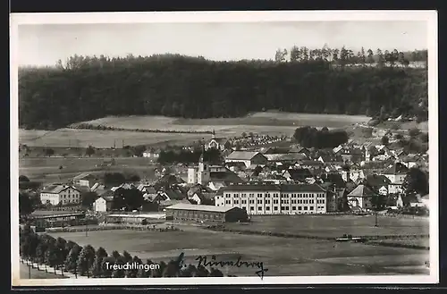 AK Treuchtlingen, Generalansicht, Blick zur Kirche