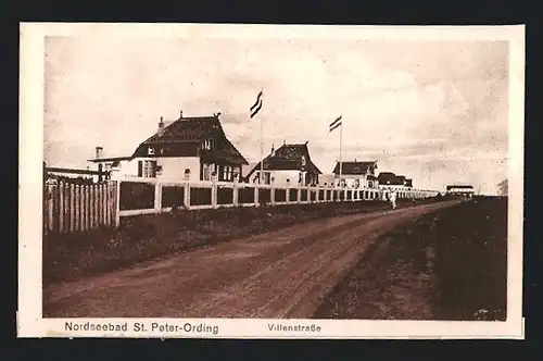 AK St. Peter-Ording, Villenstrasse