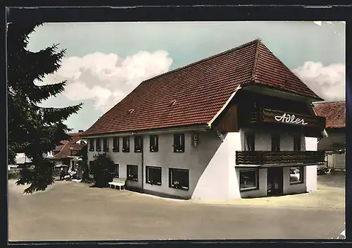 AK Rötenbach /Baden, Gasthof-Café zum Adler