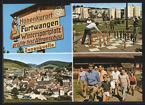 AK Furtwangen /Schwarzwald, Sommer- und Wintersportplatz, Schach