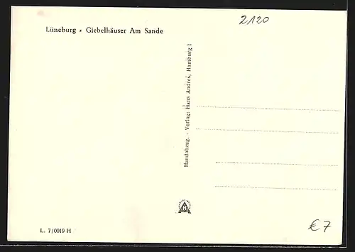 AK Lüneburg, Giebelhäuser am Sande