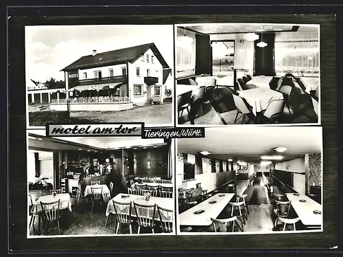 AK Tieringen /Württ., Motel am Tor