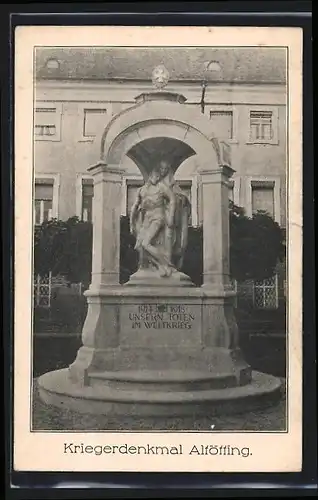 AK Altötting, Das Kriegerdenkmal