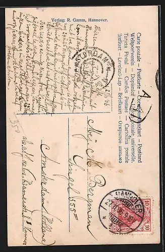 AK Hannover, Georgstrasse mit Passage