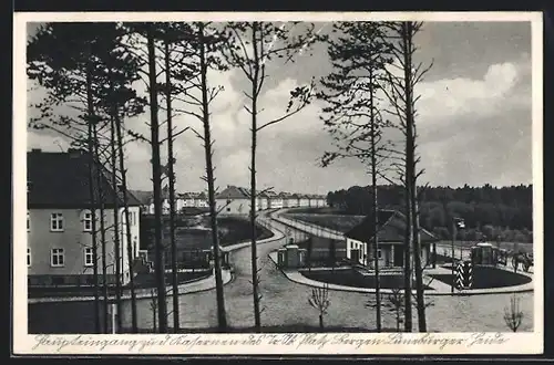 AK Bergen, Eingang zur Kaserne