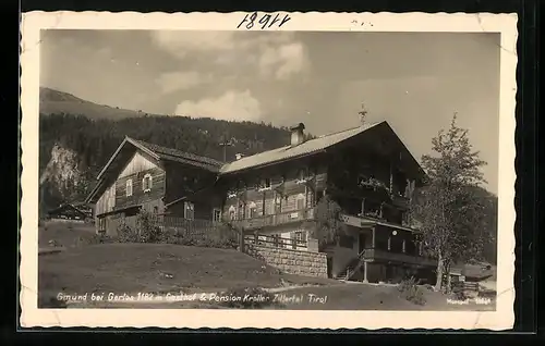 AK Gerlos /Zillertal, Gmünd, Gasthaus & Pension Kröller