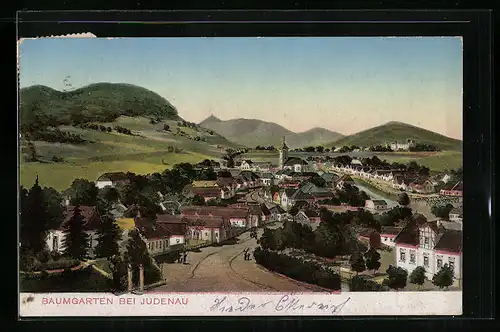 AK Baumgarten, Totalansicht aus der Vogelschau