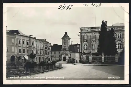 AK Lambach an der Traun, Marktplatz