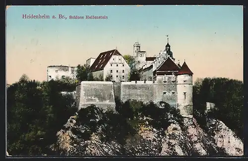 AK Heidenheim a. B., Schloss Hellenstein