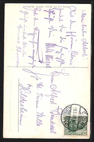 AK Köln, Denkmal Kaiser Wilhelm I. am Hohenzollernring