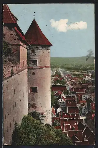 AK Heidenheim, Blick vom Schloss Hellenstein