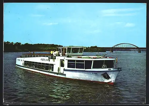 AK Potsdam, MS Berlin, VEB Verkehrsbetriebe Potsdam, Weisse Flotte