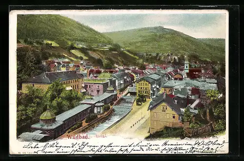 AK Wildbad, Totalansicht des Ortes