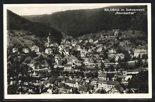 AK Wildbad /Schwarzwald, Rennbachtal, Gesamtansicht