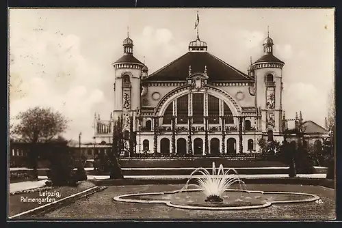 AK Leipzig, Partie aus dem Palmengarten
