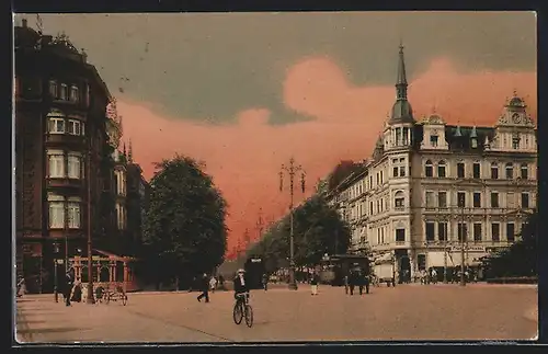 AK Köln-Neustadt, Am Hohenzollern-Ring