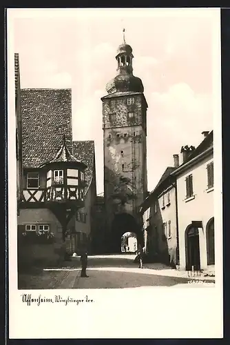 AK Uffenheim, Partie am Würzburger Tor