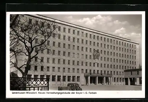 AK Leverkusen-Wiesdorf, Neues Verwaltungsgebäude der Bayer I. G. Farben