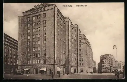 AK Hamburg Kontorhausviertel, am Ballin-Haus