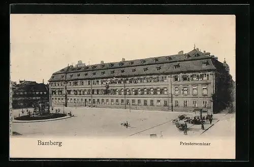 AK Bamberg, Priesterseminar mit Denkmal