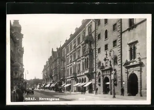 AK Graz, Geschäfte in der Herrengasse
