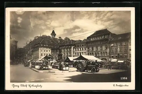 AK Graz, Markt am platz