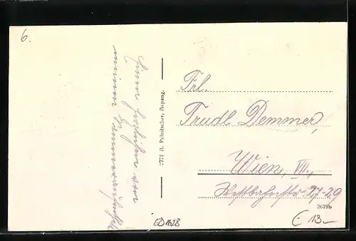 AK Dechantskirchen, Blick zur Kirche