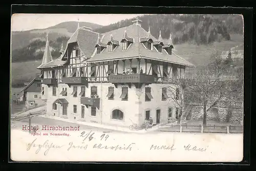 AK Spital am Semmering, Hotel Hirschenhof