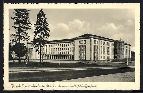 AK Kassel, Dienstgebäude des Wehrkreiskommandos IX. am Schlieffenplatz