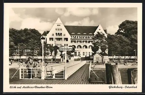 AK Glücksburg, Blick auf Matthias-Claudius Heim