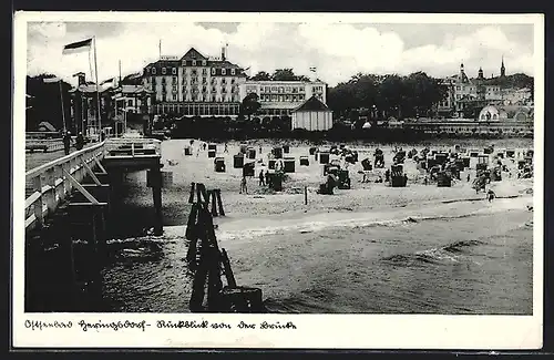 AK Heringsdorf, Ausblick von der Brücke