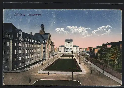 AK Duisburg, Sicht auf den Königsplatz