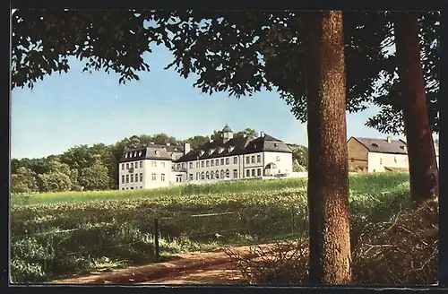 AK Rüdesheim a. Rhein, Hotel Jagdschloss Niederwald, Nordansicht
