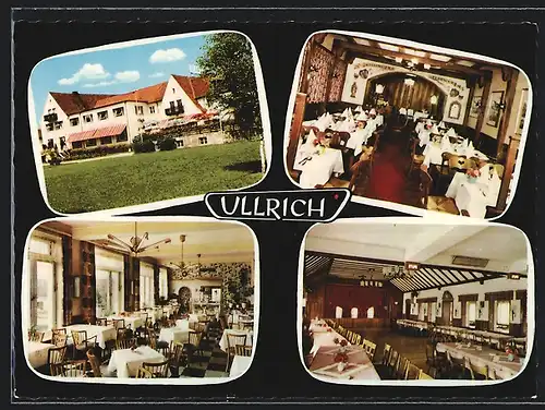 AK Elfershausen / Unterfranken, Gästehaus Ullrich von innen und aussen